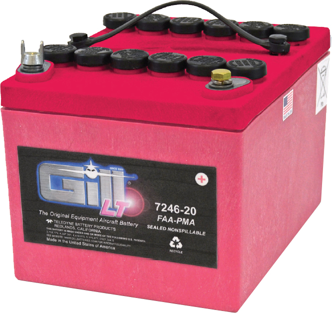 7246-20 LT Series Sealed Battery 24v