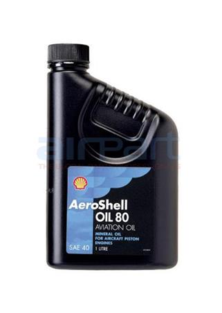 80QT Aeroshell 80 Oil, QT