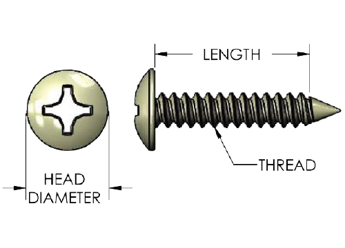 Aircraft Hardware Suppliers Type A Tapping Screws