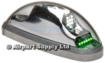 01-0771733-01 Wingtip PTA Green, 12v LED Orion 600