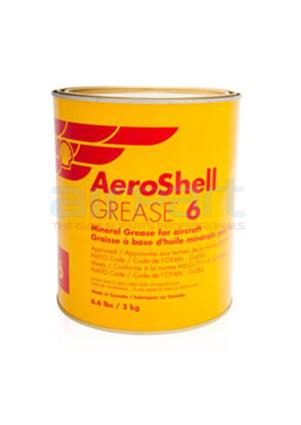 6-6-6LB Aeroshell Grease 6, 3Kg Tin
