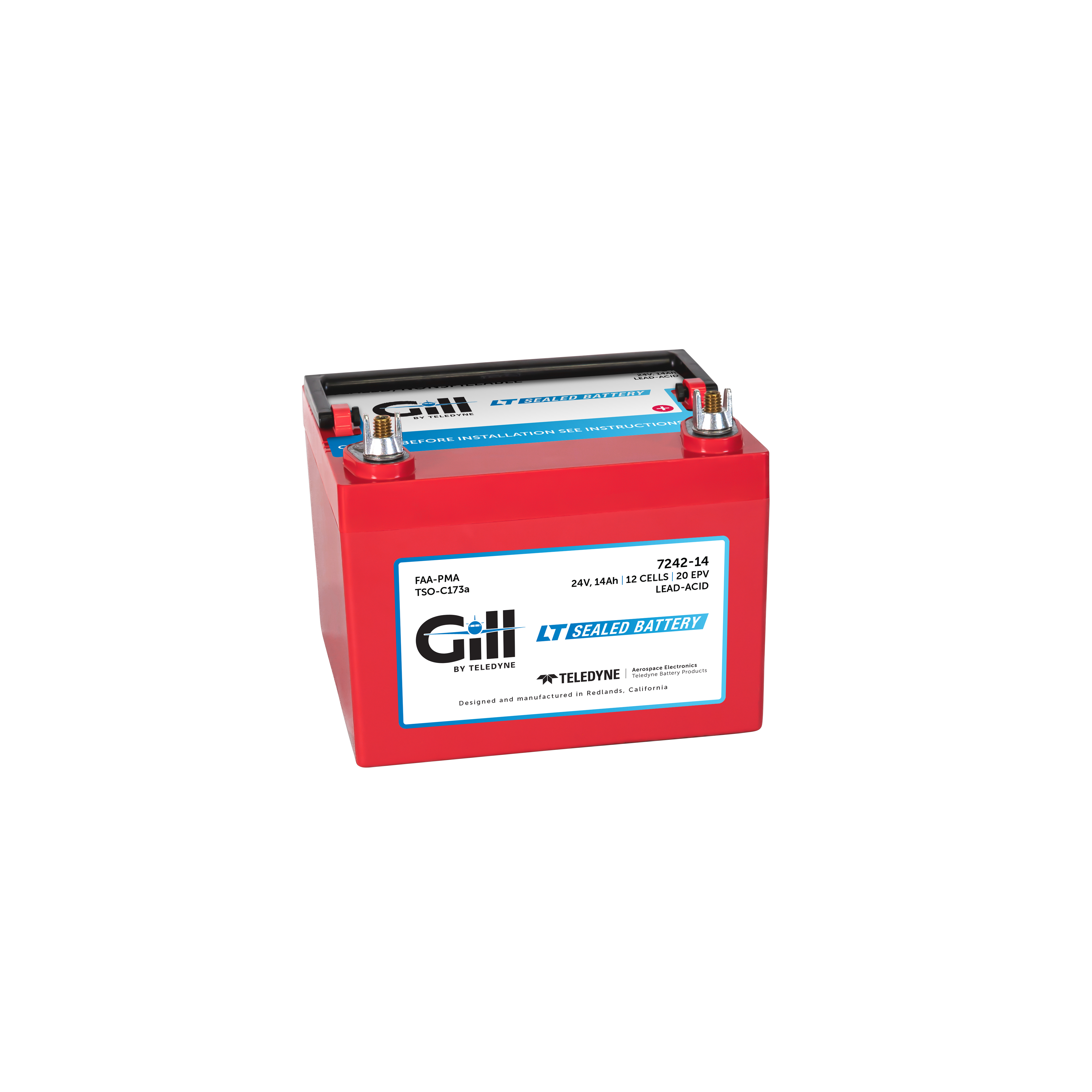 7242-14 Battery, Sealed 24v LT Series