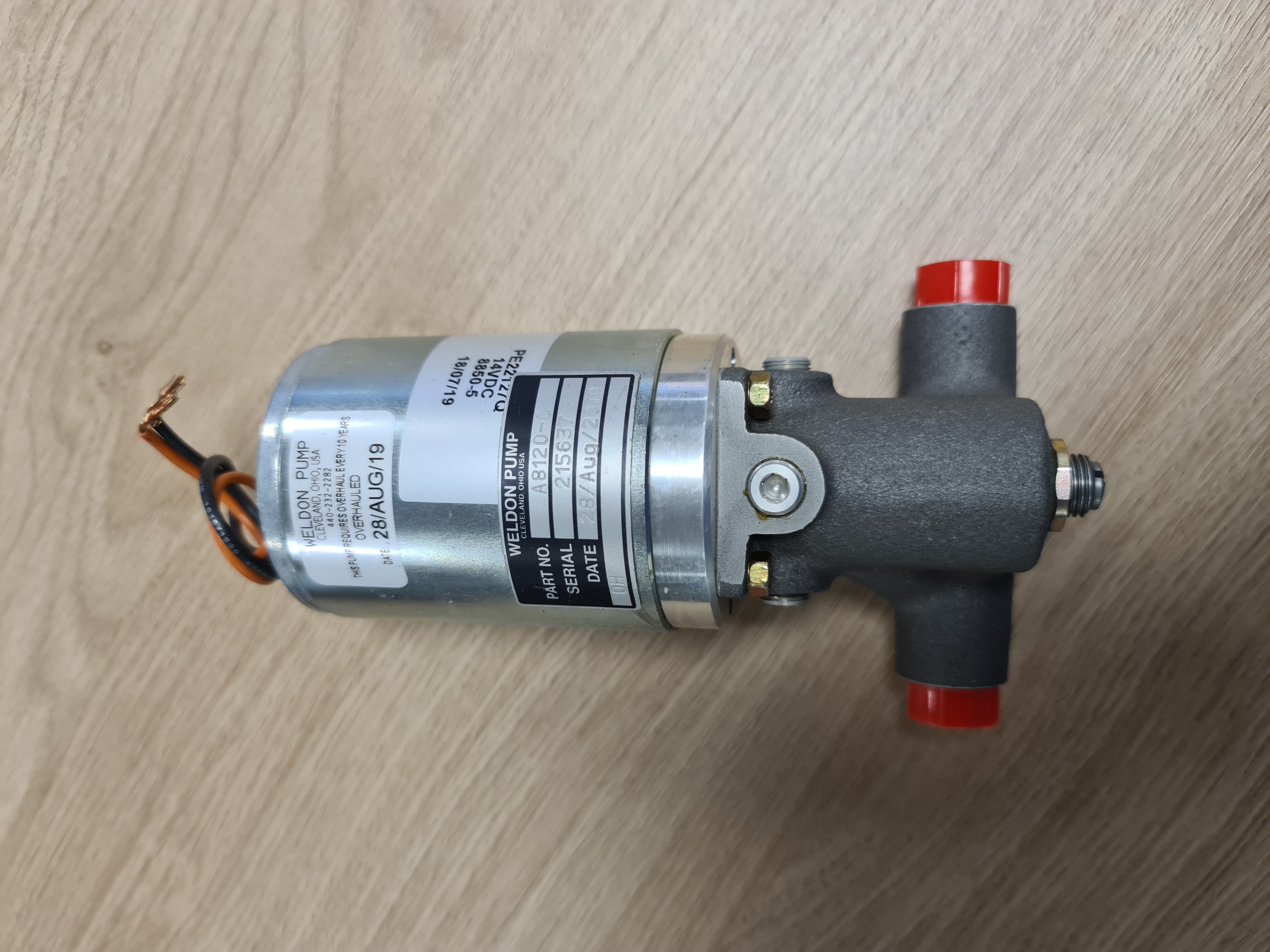 A8120-C/OH Main Aux Pump