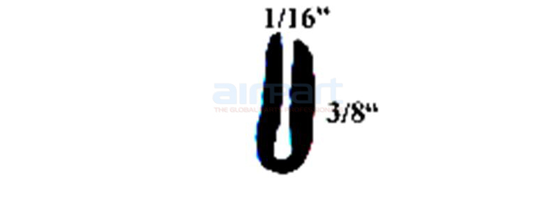 BA-200-W 3/8In Thin U Channel White (25ft Pk)