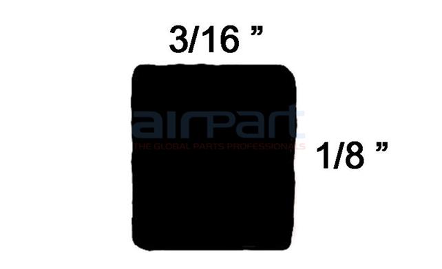 BA-350 Cabin Vent Window Seal (10Ft Length)