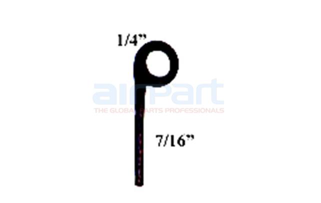 BA-8304 P Shaped Neoprene Seal (Per Ft)