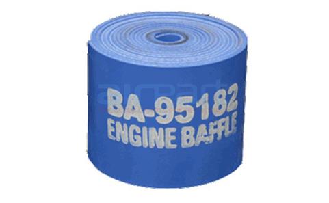 BA-95182-1-2BL Silicone Engine Baffle Blue (Roll)