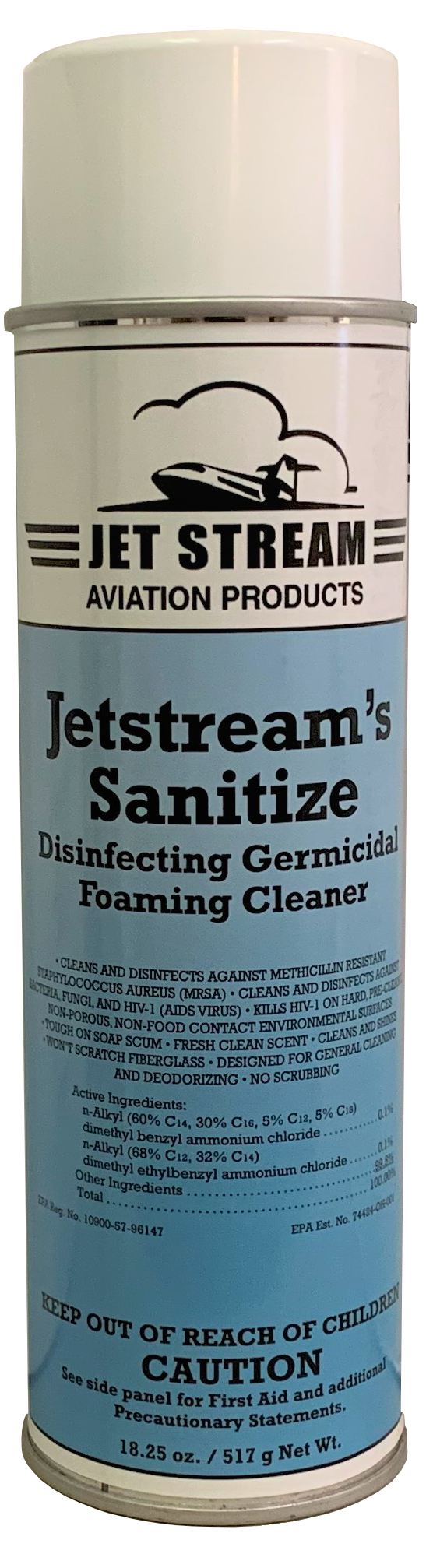 DJSS1 Sanitize Disinfecting Germicidal Foaming Cleaner 18.25oz