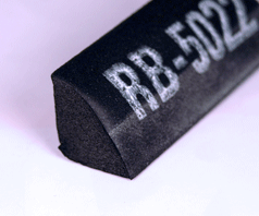 RB-5022 Solid 1/4 Round Door Seal (Priced Per Ft)