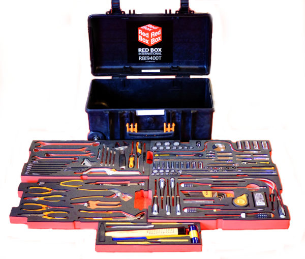 RBI9400T Mechanic Tool Kit w/159 Bahco Tools, Imperial