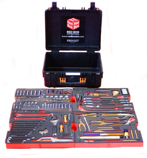 RBI9500 Mechanic Tool Kit w/159 Bahco Tools, Imperial